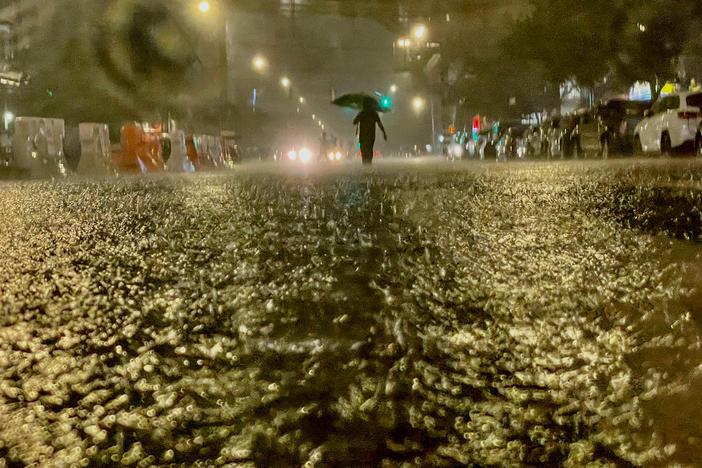 After an unprecedented year in natural disasters, cities like Hoboken and New York City, pictured here after Hurricane Ida,  say better weather forecast can save lives.
