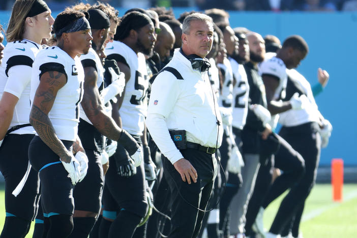 Urban Meyer is out as the head coach of the Jacksonville Jaguars, after compiling a 2-11 record. A former player, Josh Lambo, says Meyer kicked him and called him names.