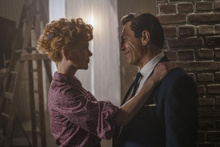 Nicole Kidman and Javier Bardem star in <em>Being the Ricardos.</em>