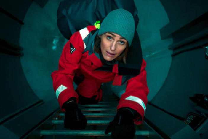 Det. Chief Inspector Amy Silva (Suranne Jones) chases down a murderer on <em>Vigil</em>.