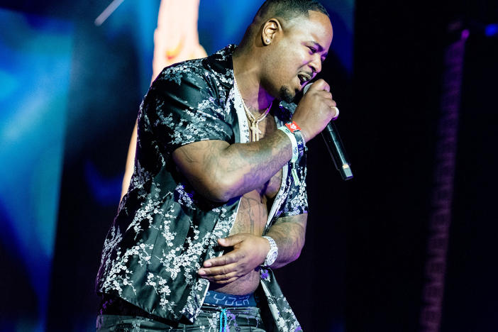 Drakeo the Ruler performs during Rolling Loud on Dec. 12, 2021 in San Bernardino, Calif.