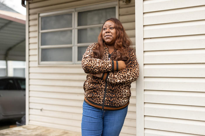 Regan Adams at her home in northeast Knoxville.