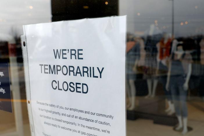 A Gap store in Farmington Hills, Mich., was closed by COVID-19 outbreak in March 2020. Thousands of people were left without jobs and dependent on unemployment benefits; unfortunately, some people took advantage of the system.