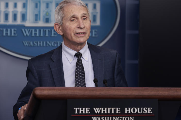 Dr. Anthony Fauci said on Sunday that the CDC was considering adding testing negative to its recommendations for when people could stop isolating after testing positive.
