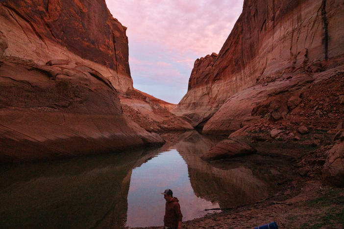 Eric Balken in part of Glen Canyon.
