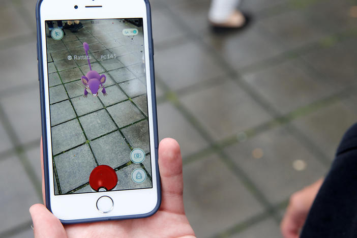 Two Los Angeles Police Department officers were fired for playing the game Pokémon Go instead of responding to a robbery call in 2017. Here, a smartphone displays the Pokémon Go app in 2016.