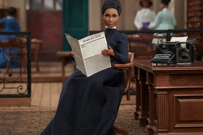 The new Barbie doll of journalist and activist Ida B. Wells.