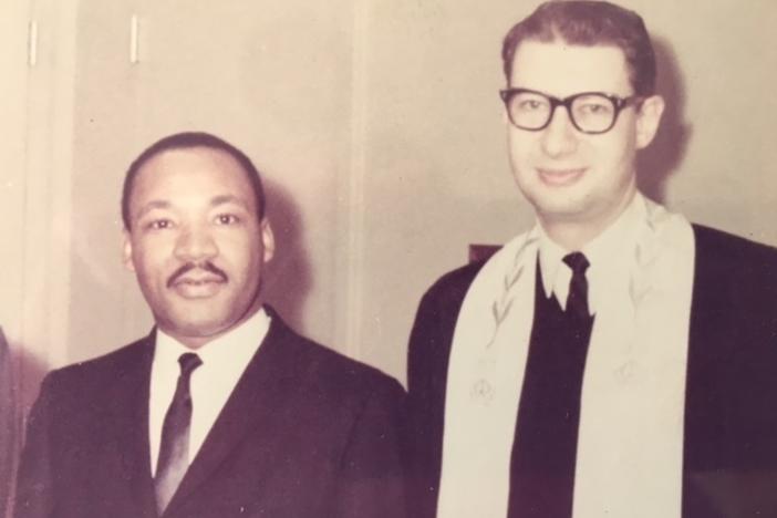 Martin Luther King Jr. spoke at Rabbi Israel Dresner's synagogue, Temple Sha'arey Shalom, in Springfield, N.J., on Jan. 18, 1963. Dresner became close to King when he was an activist for civil rights in the 1960s.