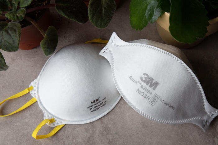 NIOSH-approved N95 masks are recommended to prevent the transmission of the COVID-19 omicron variant.
