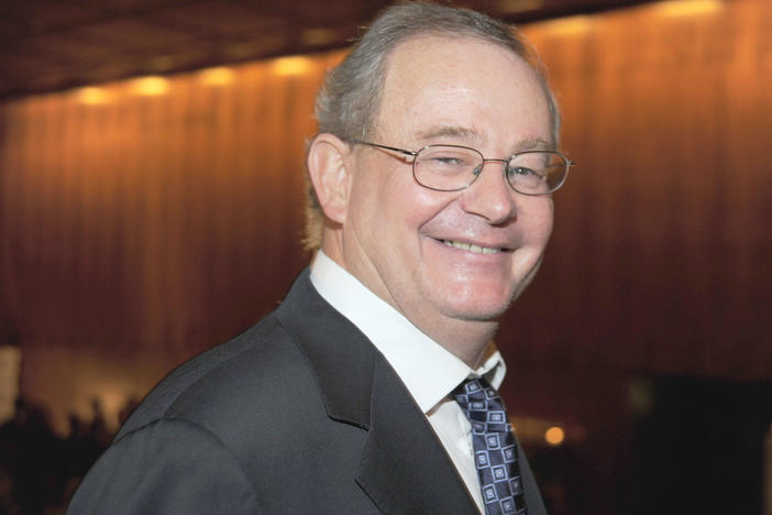 <em>New York Post</em> Editor-in-Chief Col Allan attends a party in 2010.