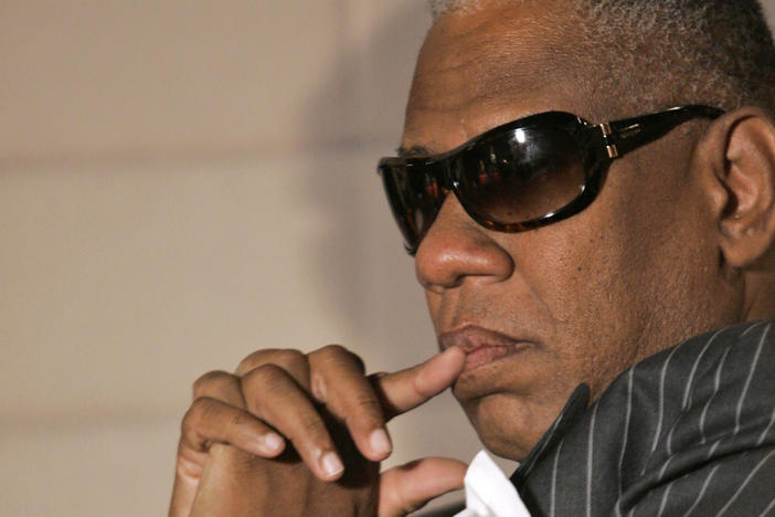 In 2007, <em>Vogue</em> magazine editor at large André Leon Talley attends a post-Fashion Week panel discussion on the lack of Black images in the current fashion output in New York. Talley, the towering former creative director and editor at large of <em>Vogue</em> magazine, has died. He was 73. Talley's literary agent confirmed Talley's death to <em>USA Today</em> late Tuesday.