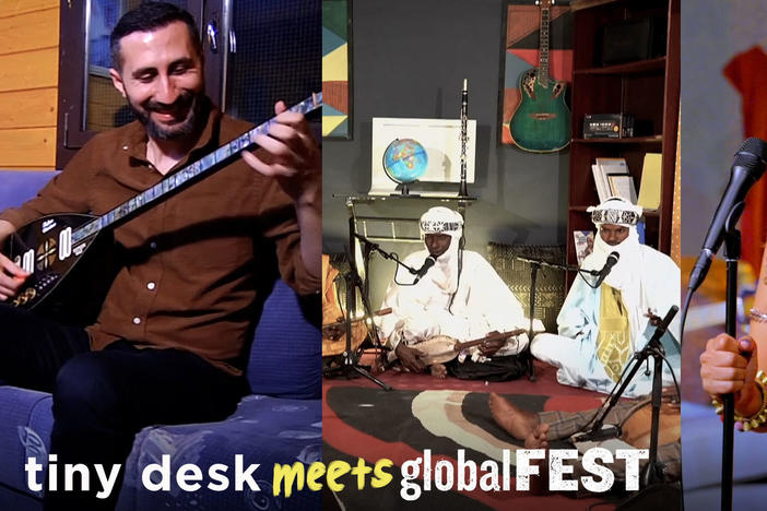 Tiny Desk Meets globalFEST: Al Bilali Soudan, Kiran Ahluwalia, Tufan Derince