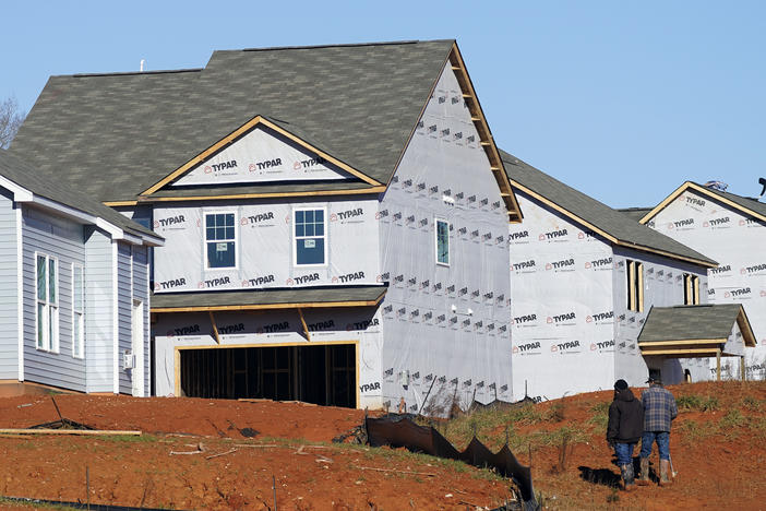 New homes under construction in Mebane, N.C., earlier this month. A historic shortage of homes for sale has been pushing prices sharply higher. So builders are trying to ramp up projects.