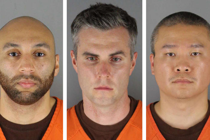Former Minneapolis police officers J. Alexander Kueng, Thomas Lane and Tou Thao (left to right) are set to go on trial in federal court charged with violating George Floyd's civil rights.