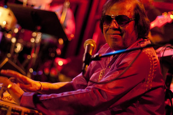 Tabla player Badal Roy, who worked with both Miles Davis and Ornette Coleman, in 2011.
