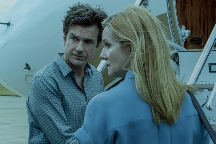 Jason Bateman and Laura Linney as Marty and Wendy Byrde in Netflix's <em>Ozark</em>.