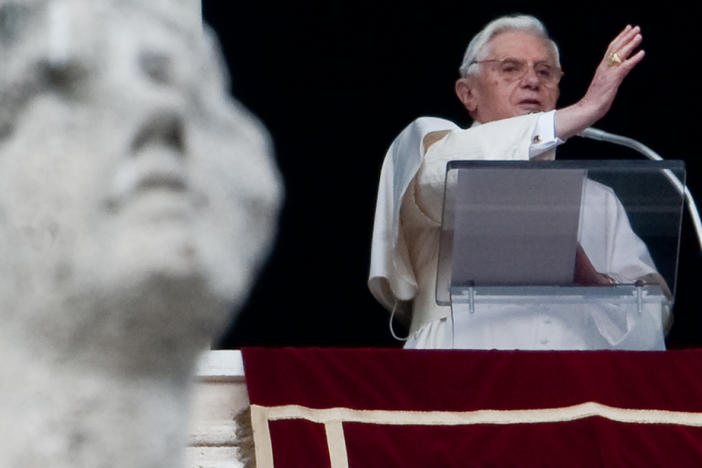 The former Pope Benedict XVI, seen here in 2010, did not intervene in four cases of sexual abuse when he was the archbishop of Munich and Freising, according to a law firm's new report. The inquiry was commissioned by the archdiocese.