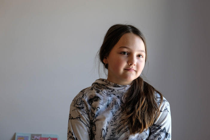 Avah Lamie is in fifth grade and lives in Hartford, Vt. The pandemic brought a big loss of stability for kids, experts say.