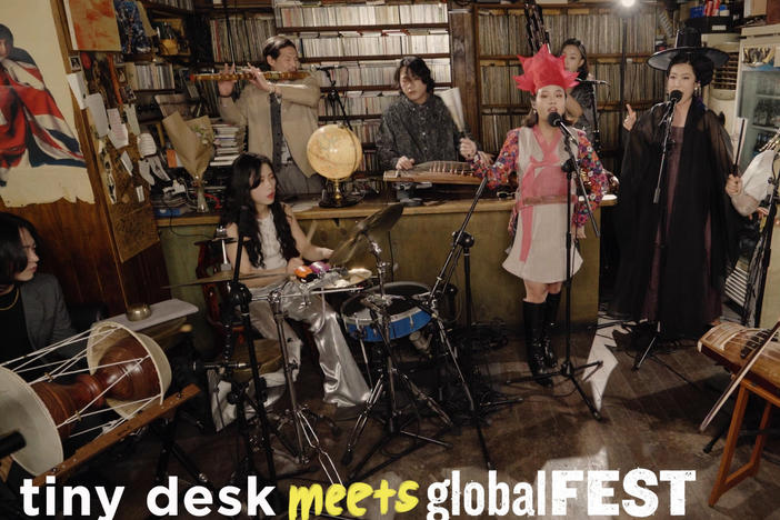 ADG7 performs for Tiny Desk Meets globalFEST.