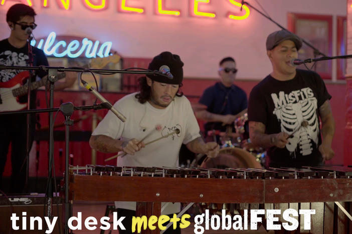 Son Rompe Pera perform for Tiny Desk Meets globalFEST.