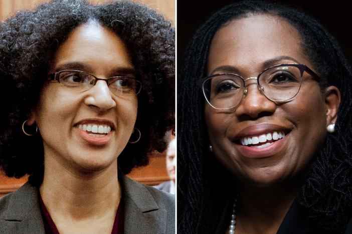 L) CA Supreme Court Justice Leondra Kruger (R) Ketanji Brown Jackson