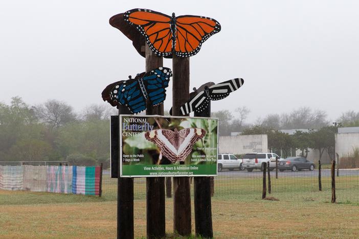 The entrance to the National Butterfly Center in Mission, Texas, on Jan. 15, 2019.