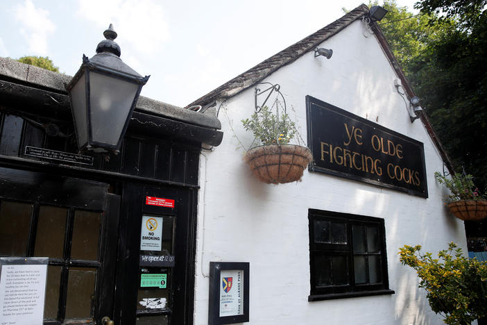 The landlord of the centuries-old Ye Olde Fighting Cocks pub, pictured last July, said last week that it would close, though there is hope it will reopen under new management.