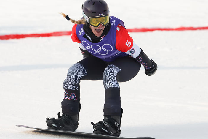 Olympic freestyle skier Eileen Gu stuns with final big air trick, and wins  gold : NPR