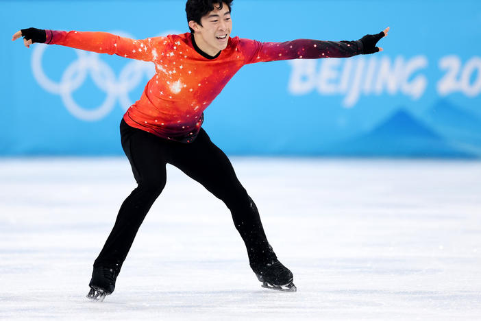 Nathan Chen won gold with his men's single skate program at the 2022 Winter Olympics in Beijing.