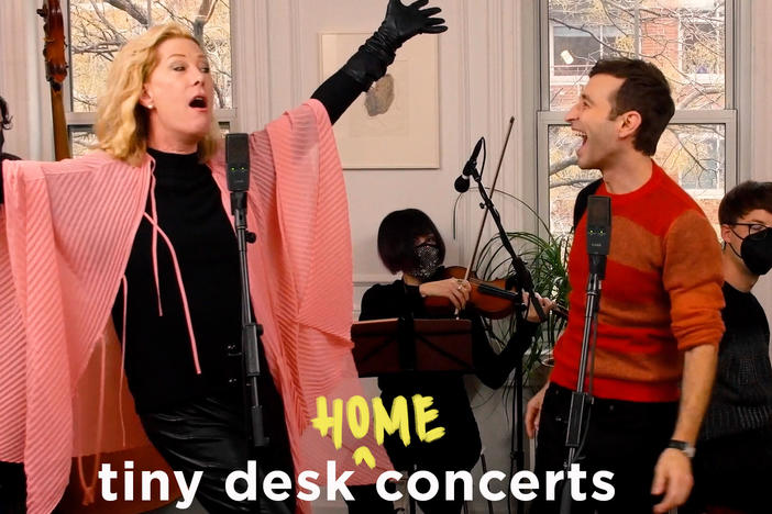 Anthony Roth Costanzo and Justin Vivian Bond perform a Tiny Desk (home) concert