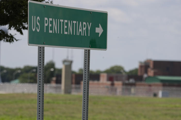The federal prison complex in Terre Haute, Ind., is seen on July 17, 2020.