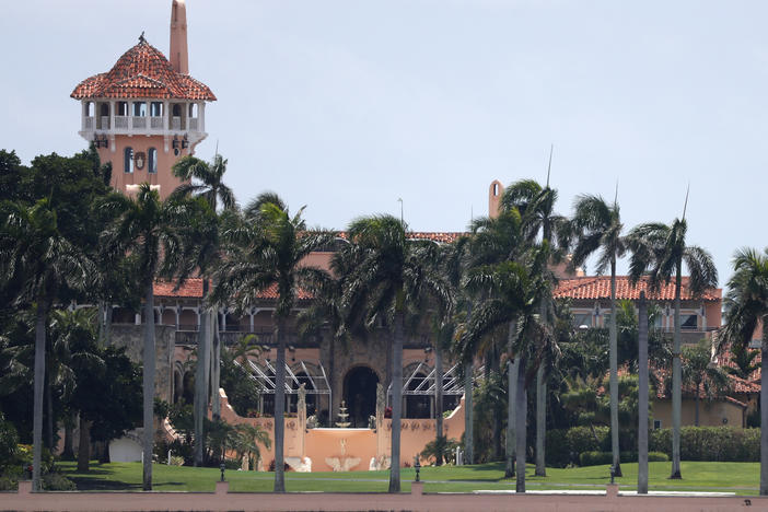 Attorney General Merrick Garland said the Justice Department is aware that classified material has been found on former President Donald Trump's property in Mar-a-Lago.