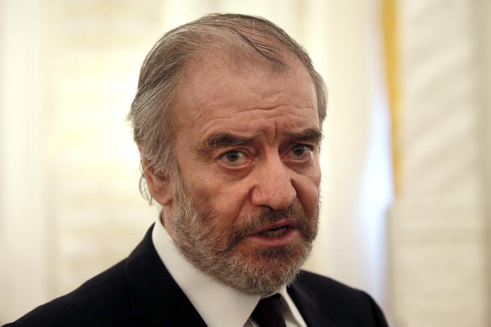 Conductor Valery Gergiev, pictured in 2017, has pulled out of a concert series at Carnegie Hall that was scheduled for this weekend.