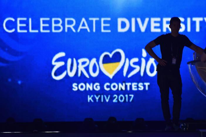 The Eurovision Song Contest was held in the Ukrainian capital of Kyiv in 2017. Russia has been excluded from the 2022 edition following its invasion of Ukraine.