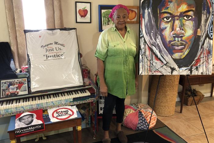 Francis Oliver founded a small Black history museum in Sanford, Fla., the city where Trayvon Martin was killed. She has preserved the items from the roadside memorial that popped up after his death.