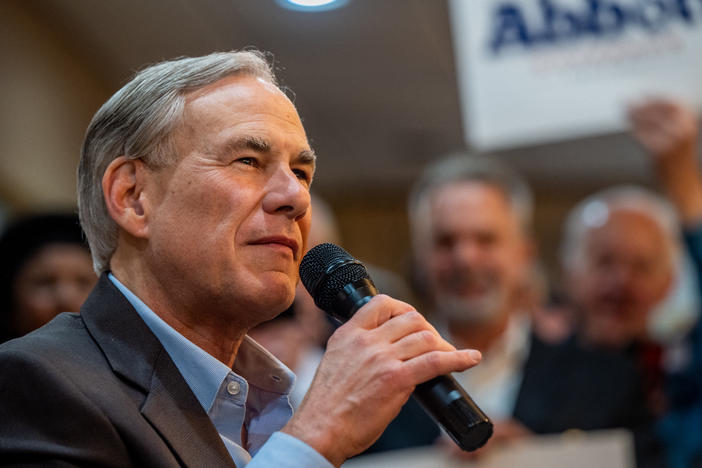 Texas Gov. Greg Abbott faces primary challengers from the right in his reelection bid. A primary win would likely set up a high-profile match-up against Democrat Beto O'Rourke.