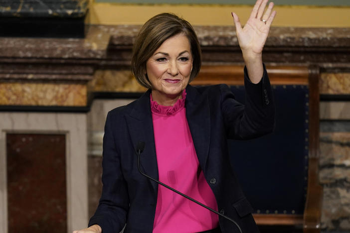 Iowa Gov. Kim Reynolds will give the official Republican response to President Biden's State of the Union address.
