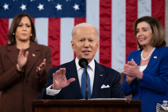 President Biden delivers his State of the Union address on March 1. Among other issues, Biden spoke about his administration's plans to address mental health care in the United States.