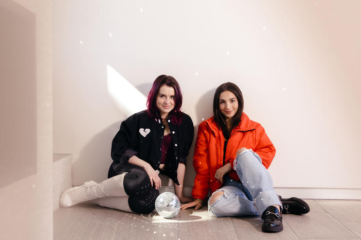 Abigail Barlow (left) and Emily Bear have made magic together and say they found kindred creative spirits.