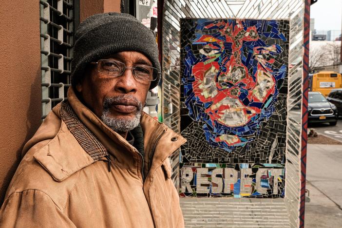 Melvin Blackman is a retired teacher who taught a young Notorious B.I.G in preschool. Mr. Blackman stands on St. James Pl. the block Biggie grew up on in his childhood.