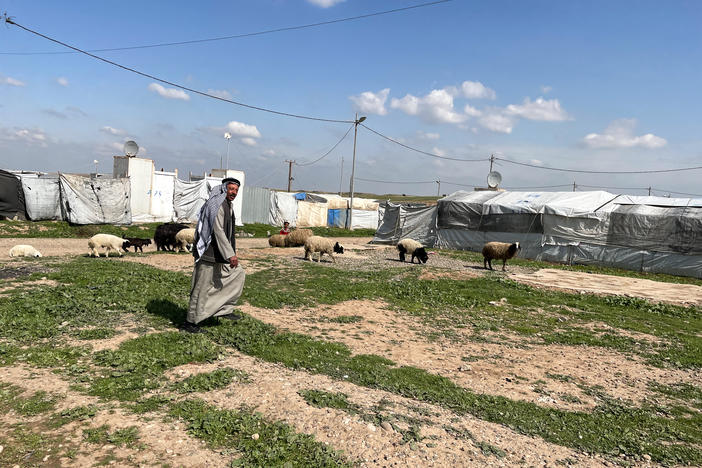 Hassan Sham (pictured above) is one of 26 displaced persons camps in northern Iraq. Most of the residents are the wives and children of ISIS fighters — who say they are considered outcasts because of the stigma and are no longer welcome in their hometowns.