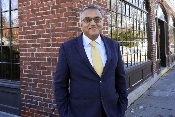 Dr. Ashish Jha, dean of Brown University's School of Public Health, seen here in a December 2020 file photo. Jha is the new White House COVID-19 response coordinator.