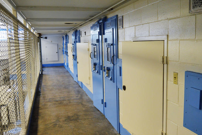 This undated file photo provided on July 11, 2019, by the South Carolina Department of Corrections shows the death row at Broad River Correctional Institution in Columbia, S.C.