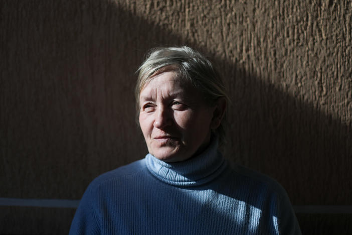 Dana Lahunovych's daughter is serving in the Ukrainian military. Lahunovych writes to her daughter about once a week on a messaging app, but she also fears knowing too much.