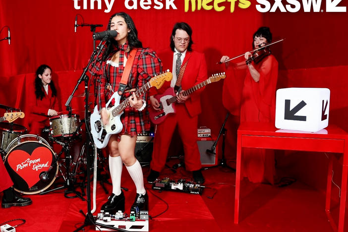 Pom Pom Squad performs a Tiny Desk (home) concert.