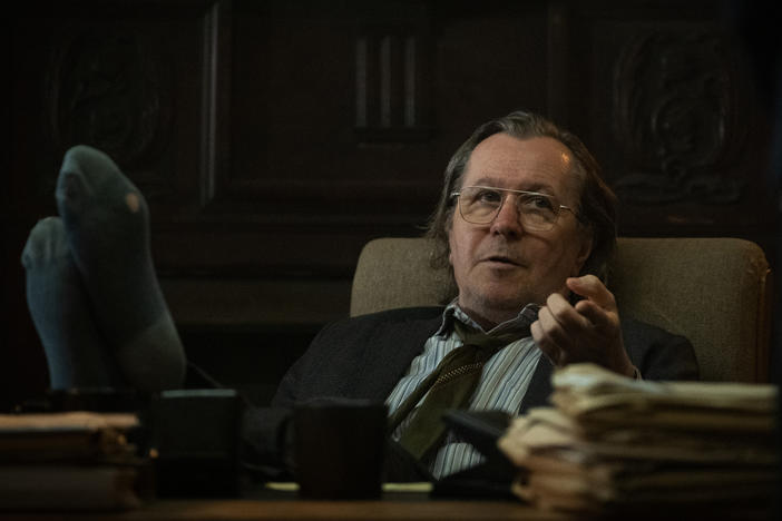 Gary Oldman heads up a ragtag crew of intelligence agents in <em>Slow Horses.</em>