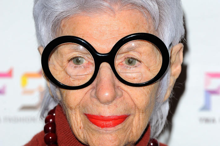 Iris Apfel in New York City in 2012.