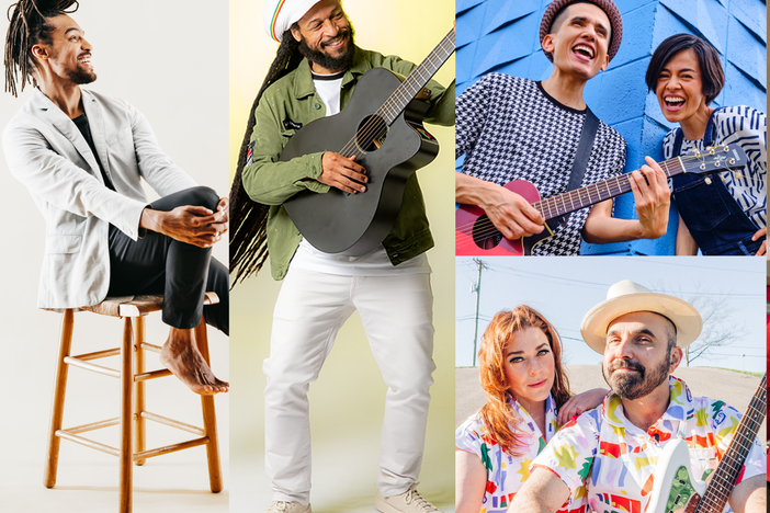 This year's Grammy nominees for best children's album include: Pierce Freelon, 1 Tribe Collective, 123 Andrés, Lucky Diaz and the Family Jam Band and Falu