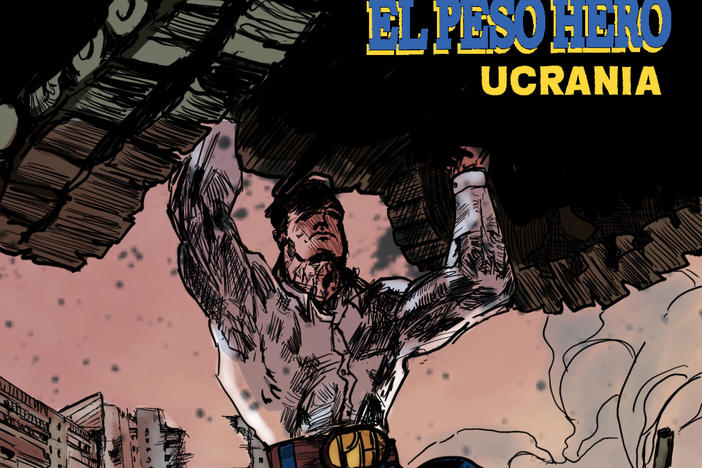 El Peso Hero saves civilians in the besieged Ukrainian city of Mariupol in a special edition of Héctor Rodríguez's self-published comic book series. The 18-page issue is free, with text in English, Spanish, Ukrainian and Russian.