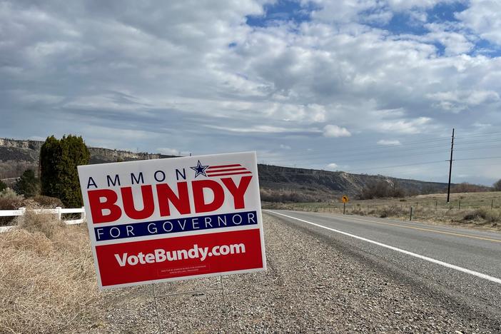 Anti-government militant Ammon Bundy is among a slate of far-right candidates running for office in Idaho in 2022.